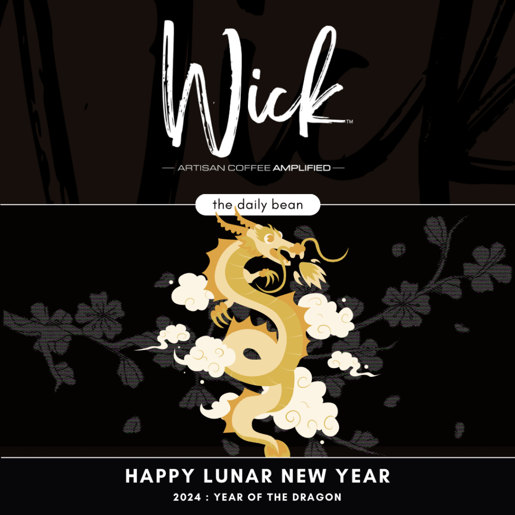 Design Portfolio: Happy Lunar New Year for Wick Coffee - Conceptual Creatures Graphic Design