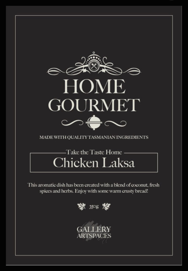 Home Gourmet Food Label design - Bianca Jade - Conceptual Creatures