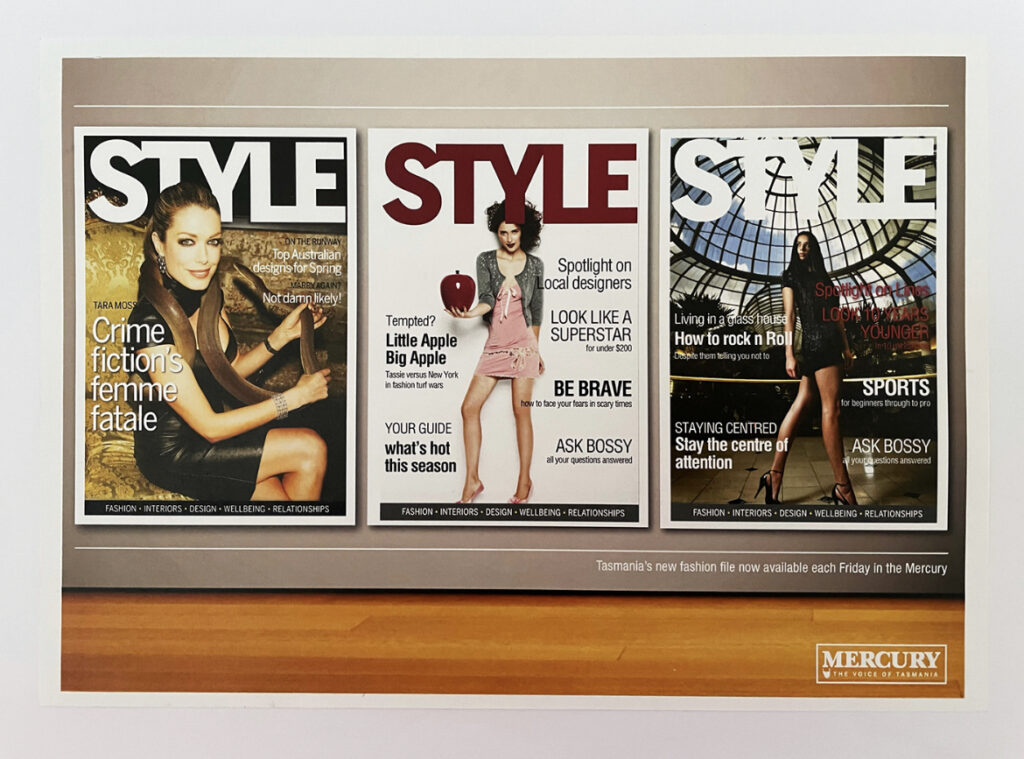 Newspaper advertising for Vogue - Bianca Jade