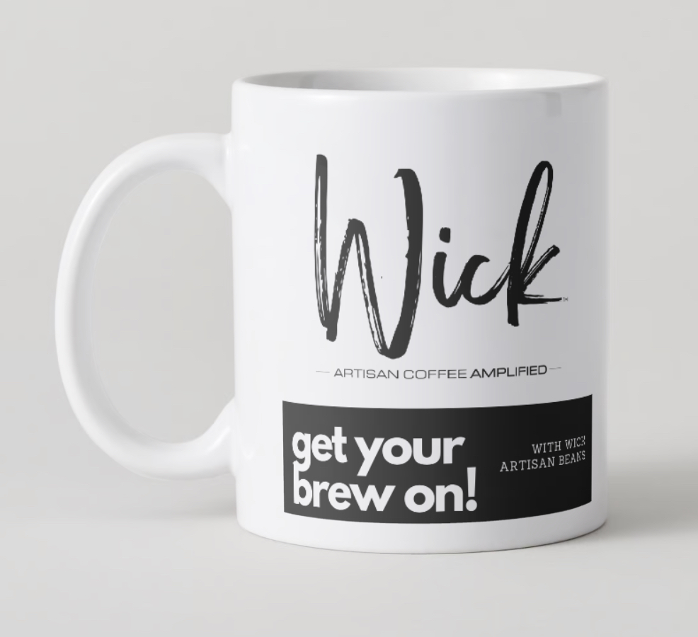 Conceptual Creatures Graphic Design Portfolio : promotional gear design for Wick Coffee