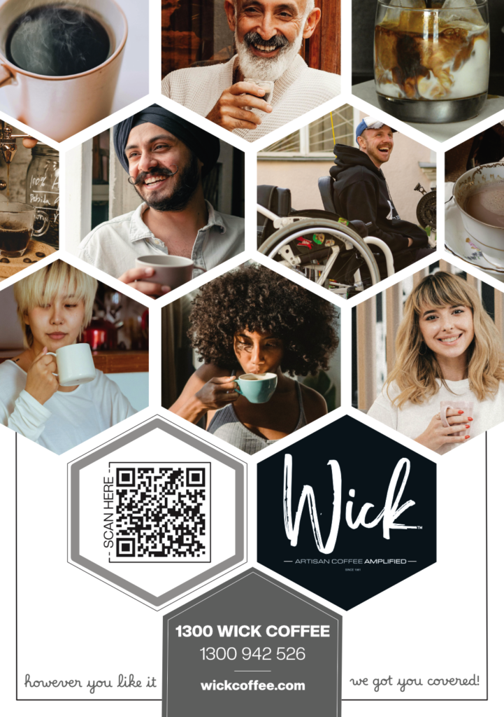Design Portfolio: Marketing & Design for Wick Coffee - Conceptual Creatures Graphic Design